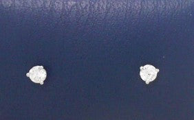 14kw 1/4 ctw (. 25)  Lab Grown Diamond Studs Earrings