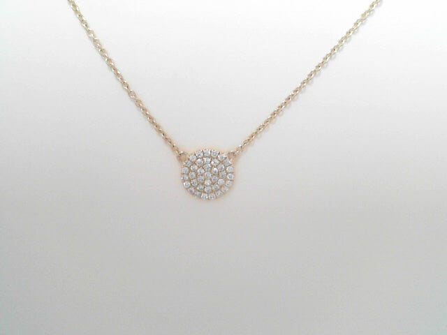 14ky .24 dtw Diamond Necklace 18"