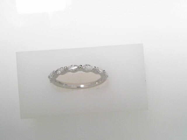 14kw .43 ctw Marquise Diamond Band Sz 6.5