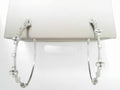 Gabriel NY 14K WG 40mm Round Classic Diamond Hoop Earrings .50ctw S1622659