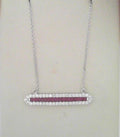 14kw .46 Ruby .36 ctw 18" Necklace