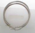 14kw 2x35mm Hoop Earrings