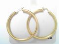 3x40mm 14ky Hoop Earrings