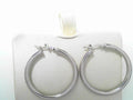 14kw Hoop Earrings 3x18mm