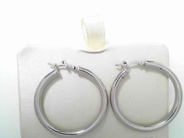 14kw Hoop Earrings 3x18mm