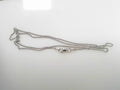 SS Rhodium 1.25 Round Spiga Chain 18"