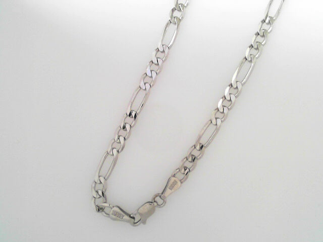 SS  20" Concave Figaro Chain