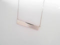 Engravable Bar Necklace Includes Engraving on one side