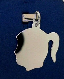 Girls Head Charm