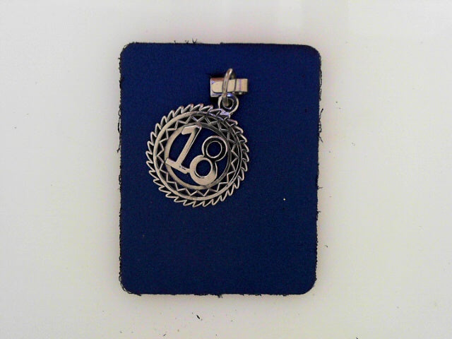 Number 18 Charm