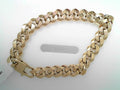 14ky Polished Link Bracelet 8"