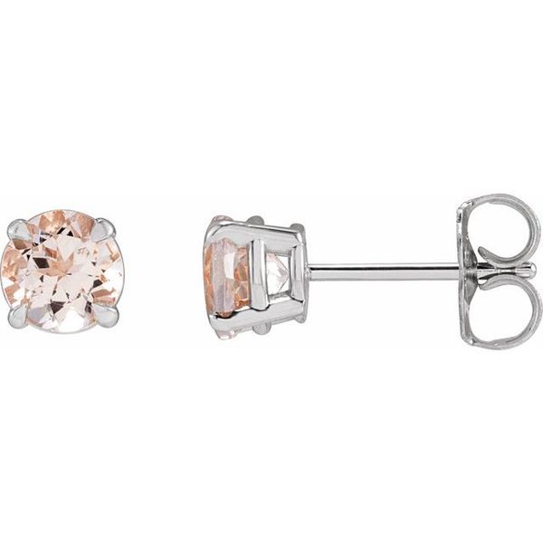 Round 4-Prong Claw Stud Earrings
