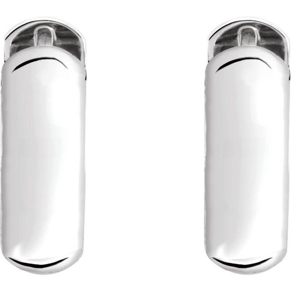 Hinged Hoop Earrings - Image 2