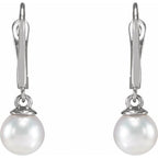 Click-In Pearl Earrings - Image 2