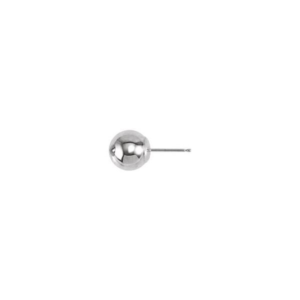 Ball Earrings with Bright Finish