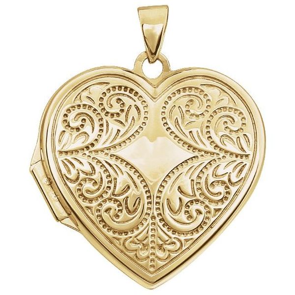 Engravable Heart Locket