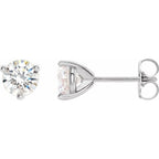 Round 3-Prong Stuller Moissanite™ Stud Earrings