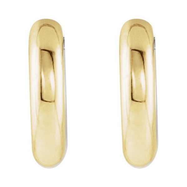 Hinged Hoop Earrings - Image 2