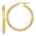 Leslie's 14K Polished Hoop Earrings