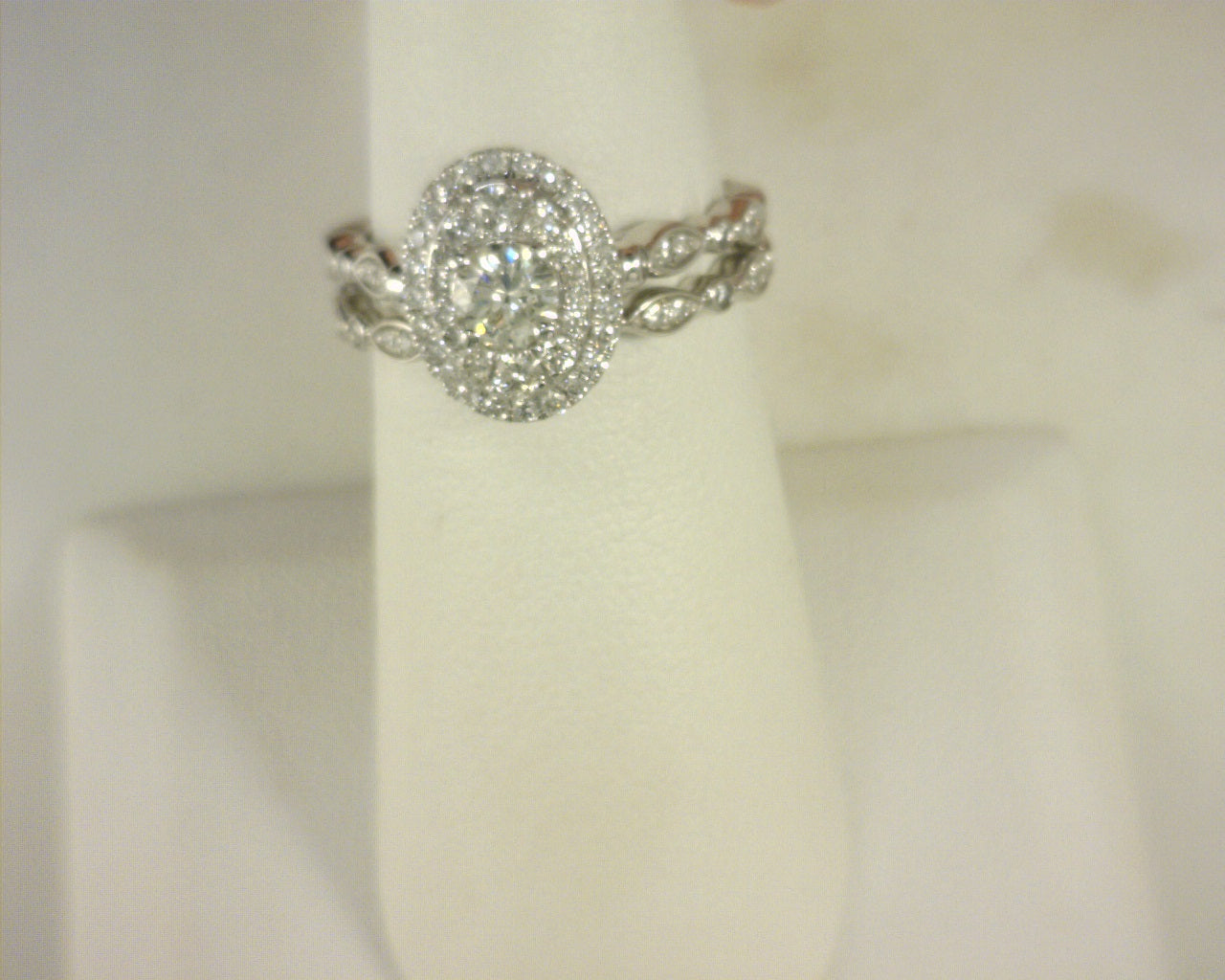 Diamond Bridal Set 1.0cttw 14K White Gold