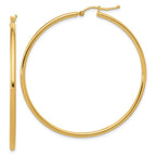 Leslie's 14K Polished 2mm Hoop Earrings