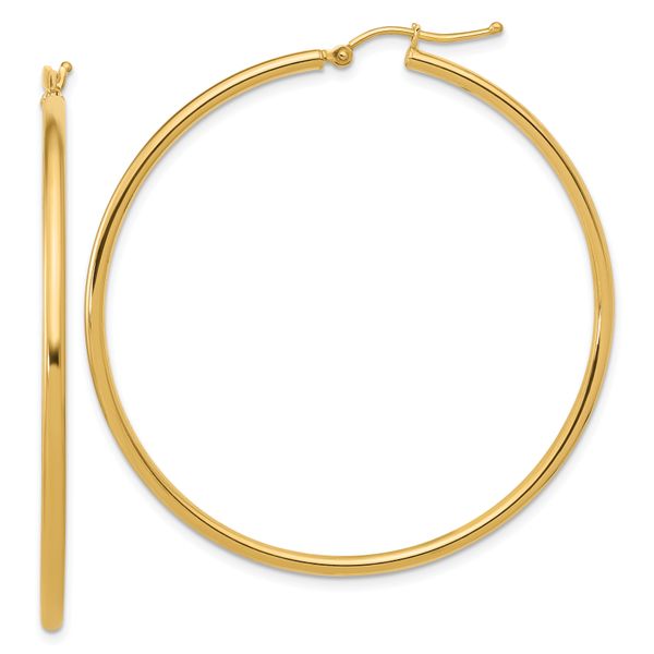 Leslie's 14K Polished 2mm Hoop Earrings
