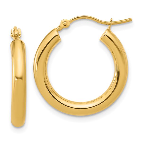 Leslie's 14K Polished 3mm Hoop Earrings