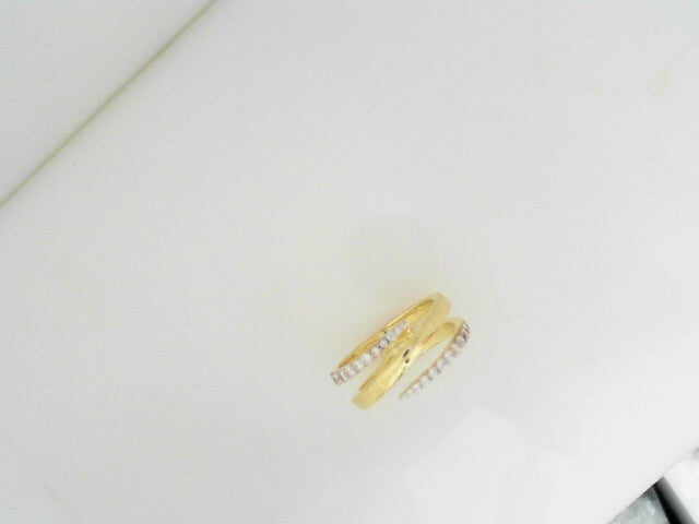 2 Tone 0.34 CTW Wrap Ring