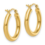 Leslie's 14K Polished 3mm Hoop Earrings - Image 4