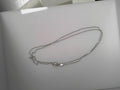 14k White Gold Diamond Cut Spiga Chain 18"