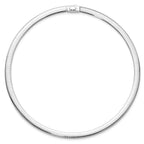 Leslie's 14K 6mm Two-tone Reversible Omega Necklace - Image 4