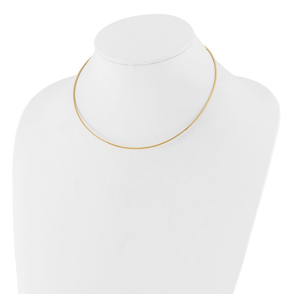 Leslie's 14K 1.2mm Omega Necklace Detachable clasp Omega Necklace - Image 2