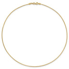 Leslie's 14K 1.2mm Omega Necklace Detachable clasp Omega Necklace - Image 3
