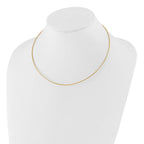 Leslie's 14K 1.2mm Detachable Clasp Omega Necklace - Image 2