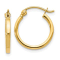 Leslie's 14K Polished Hoop Earrings