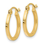 Leslie's 14K Polished Hoop Earrings - Image 2