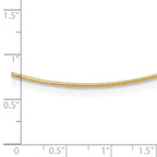 Leslie's 14K 1MM Round Detachable clasp Omega Necklace - Image 4