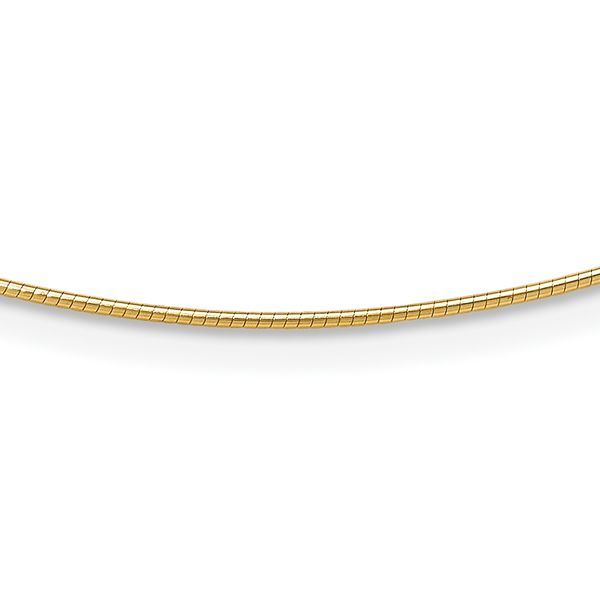 Leslie's 14K 1MM Round Detachable clasp Omega Necklace