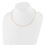 Leslie's 14K 1MM Round Detachable clasp Omega Necklace - Image 2