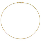 Leslie's 14K 1MM Round Detachable clasp Omega Necklace - Image 3
