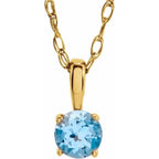 Youth Birthstone Necklace