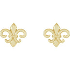 Fleur-de-lis Earrings - Image 2