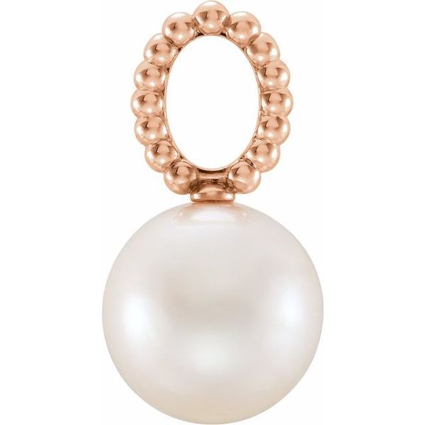 Beaded Pearl Pendant - Image 2
