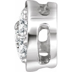 Pavé-Style Slide Pendant - Image 2