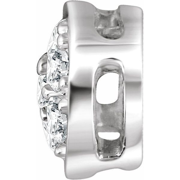 Pavé-Style Slide Pendant - Image 2