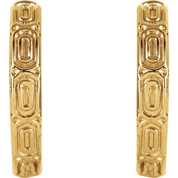 Hinged Hoop Earrings - Image 2