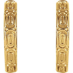Hinged Hoop Earrings - Image 2