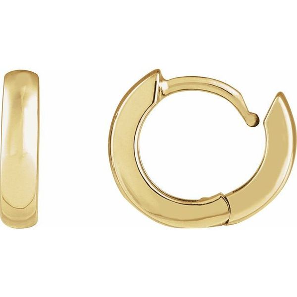 Hinged Hoop Earrings - Image 3