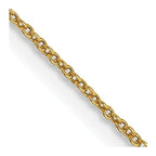 Leslie's 14K .8mm Round Cable Chain
