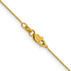 Leslie's 14K .8mm Round Cable Chain - Image 3